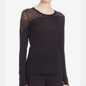 NWT Elie Tahari Delia sweater, white, size L